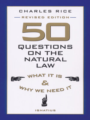 cover image of 50 Questions on the Natural Law